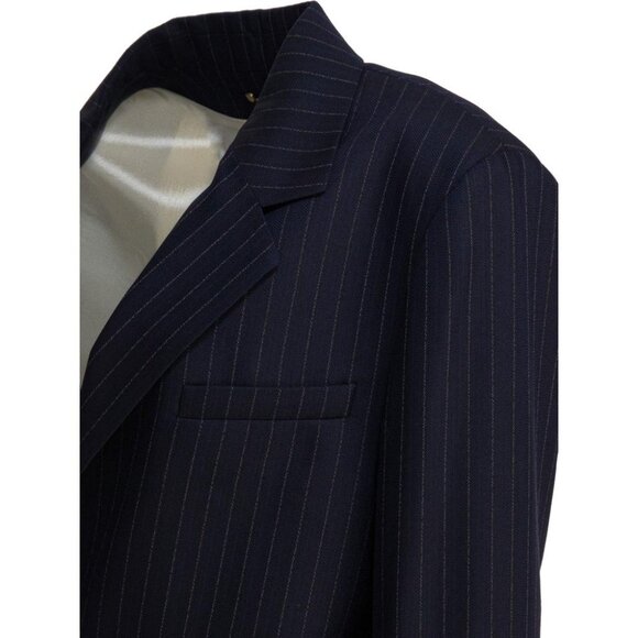 Golden Goose Single-Breasted Pinstripe Blazer Jacket tag size 42 Women - Picture 4 of 4